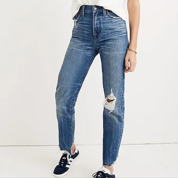 Madewell The Perfect Summer Jean: Destructed Edition in Robinson Wash Size 26 - Picture 1 of 16